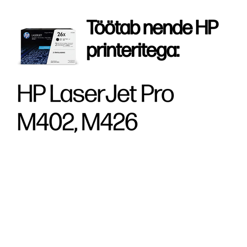 HP 26X LaserJet Toner Cartridge Black HY — pilt 2