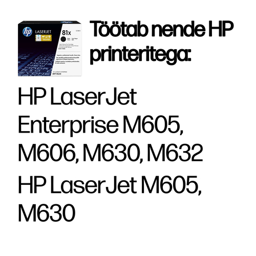 HP 81X High Yield Black Toner LJ Enterpr — pilt 2