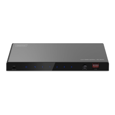 DIGITUS 1x4 HDMI Splitter 8K/60Hz Stereo