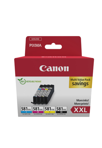 CANON CLI-581XXL Ink Cartridge C/M/Y/BK