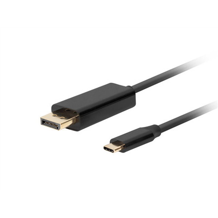 Lanberg Lanberg USB-C to DisplayPort Cable, 1.8 m 4K/60Hz, Black CA-CMDP-10CU-0018-BK