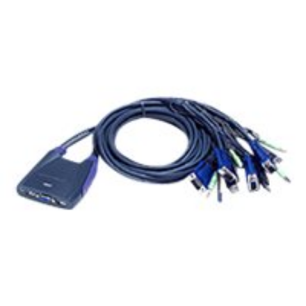 Aten Aten 4-Port USB VGA/Audio Cable KVM Switch CS64US-AT