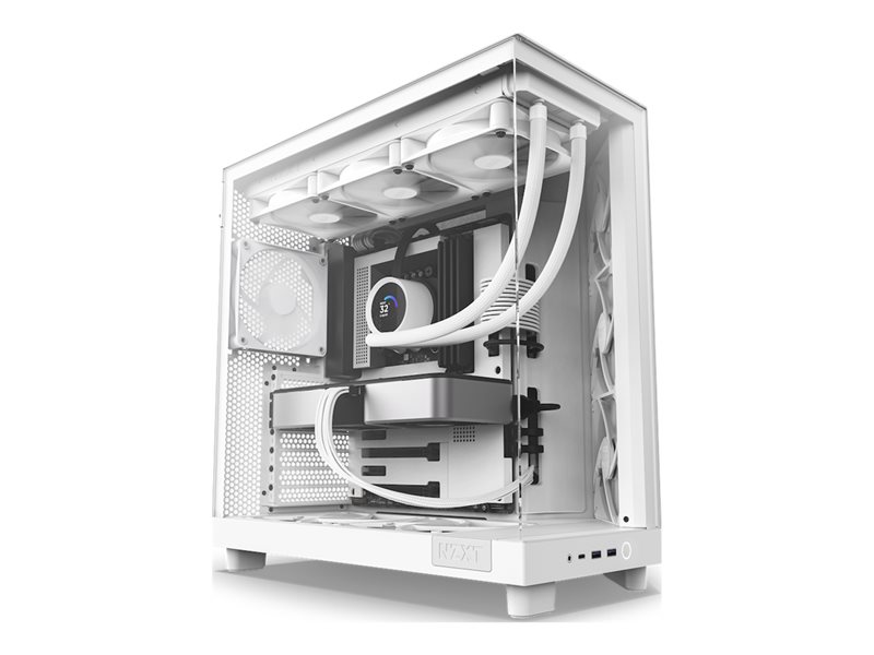 NZXT PC case H6 Flow white