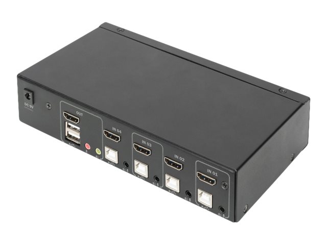 Digitus KVM Switch, 4 Port, Single Display, 4K, HDMI DS-12880 — pilt 5
