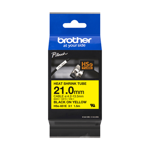 BROTHER HSE651E heat shrink tape 21mm