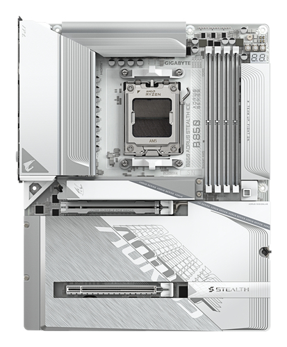 GIGABYTE B850 A STEALTH ICE AM5 MB — pilt 2