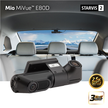 Mio MiVue E80D HDR Dual Rear Camera