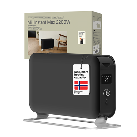 Mill Mill Instant Max Led Portable Heater CO2200LEDMAXBLACK