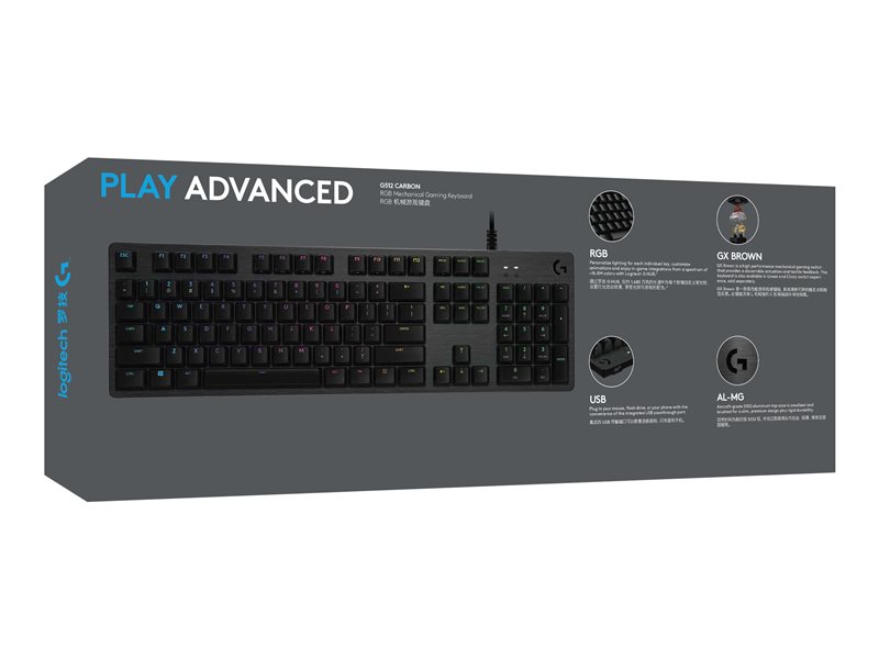 LOGI G512 Carbon Brown (PAN) — pilt 10