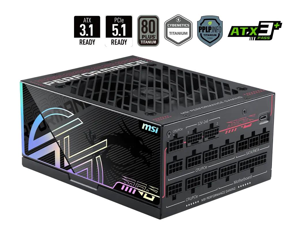 MSI Power Supply MPG AI1300TS PCIE5