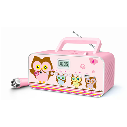 Muse Portable radio CD/MP3 player with USB M-29KP