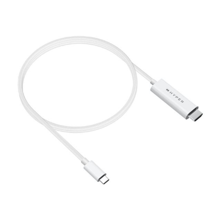 Hyper HyperDrive USB-C to HDMI 4K60Hz Cable HD6007WHGL