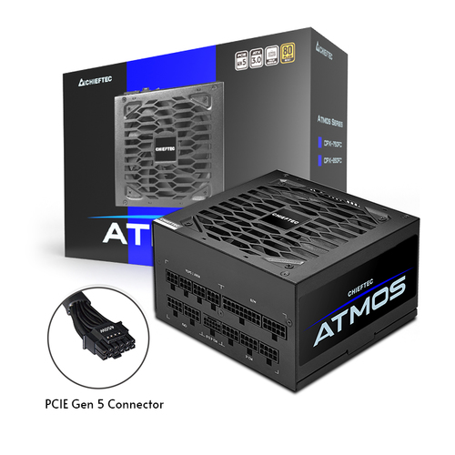 CHIEFTEC ATMOS 850W 80PLUS GOLD PCIe PSU — pilt 5