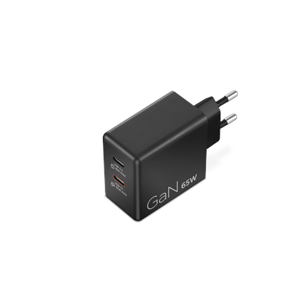Lenovo Lenovo Dual USB-C 65W GaN Charger G0A6065BEU
