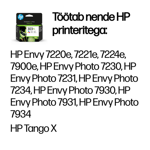 HP 303XL High Yield Tri-color Original — pilt 2
