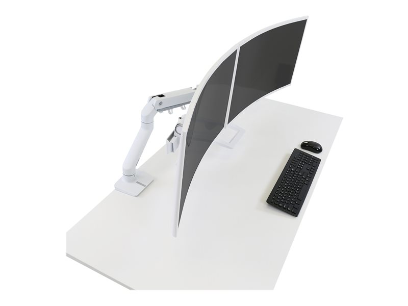 ERGOTRON HX Dual Monitor Desktop Arm whi — pilt 2