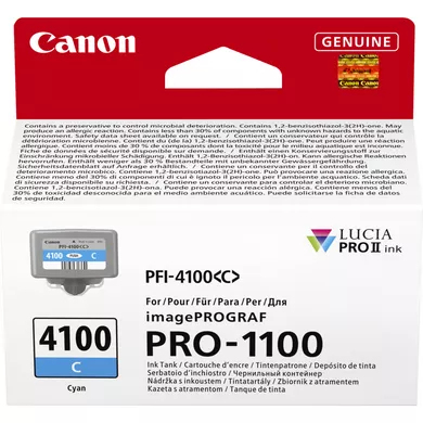 CANON INK PFI-4100 Cyan tank — pilt 2