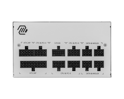 MSI MAG A850GL PCIE5 850W PSU WHITE — pilt 3