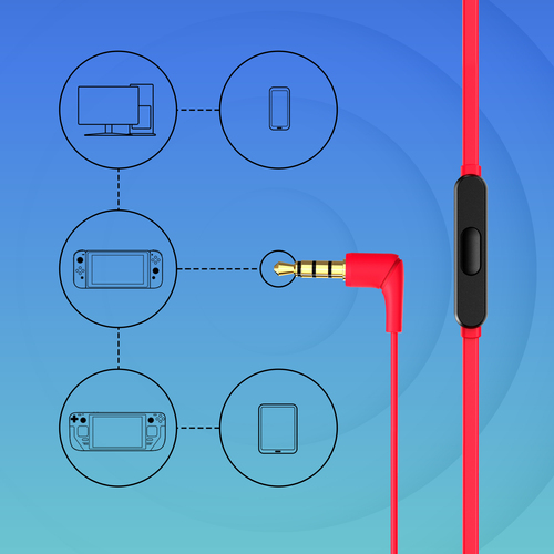 HP HyperX Cloud Earbuds II Red — pilt 6