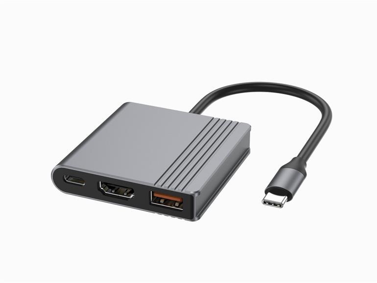 GEMBIRD USB Type-C 3-in-1 multi-port