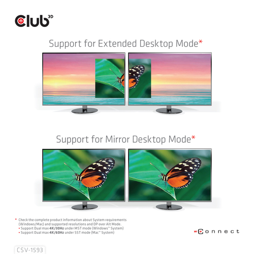 CLUB 3D USB 3.2 GEN1 TYPE-C 8 IN 1 HUB — pilt 7