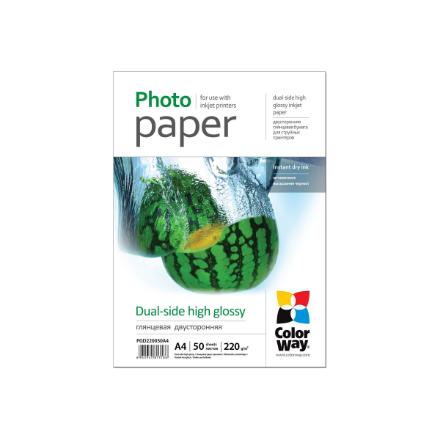 ColorWay High Glossy dual-side Photo Paper PGD220050A4