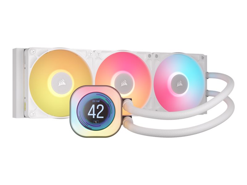 CORSAIR iCUE LINK TITAN 360 RX LCD White