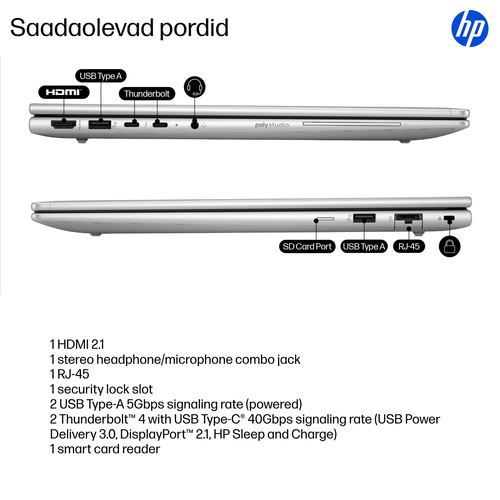 HP EB 6 G1i U5 225U 16i 24/512GB — pilt 13