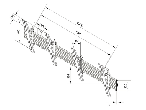 MB Wallmount Pro MBW2U Tilt Black — pilt 9