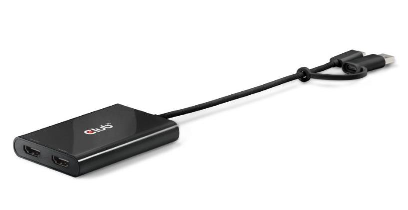 CLUB 3D USB Type-C with USB Type-A