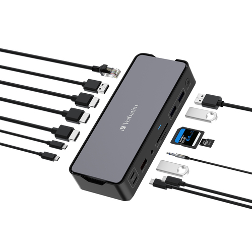 VERBATIM USB-C Pro Docking Station 15 — pilt 5
