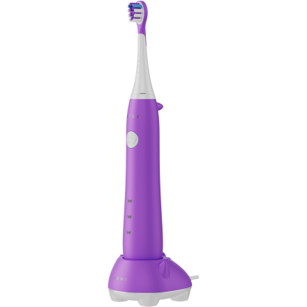 AENO DB9V Sonic Toothbrush for Kids, 600mAh, 3 Brush Heads, IPX7, Violet