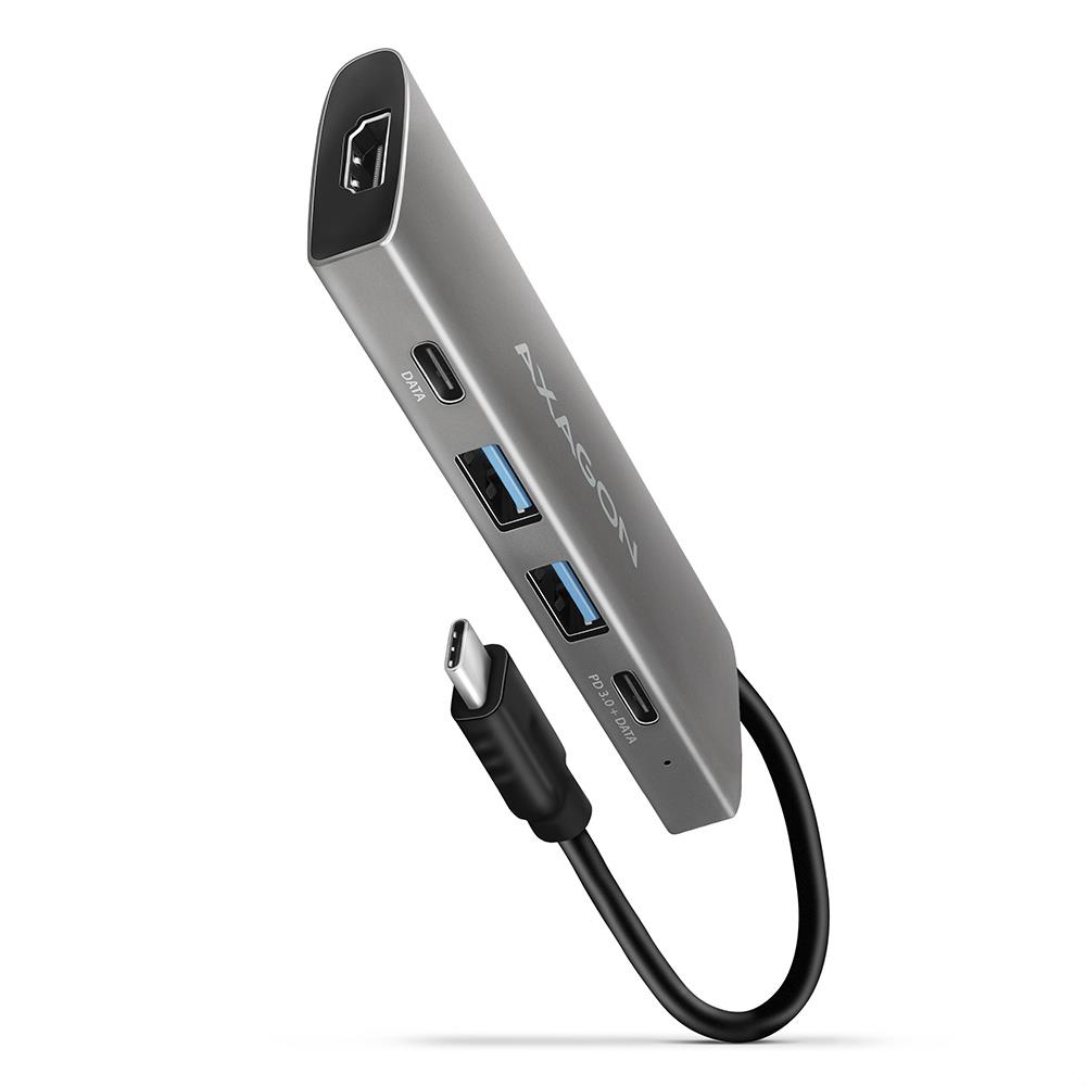 I/O HUB USB-C 5IN1/0.2M HMC-5G2 AXAGON
