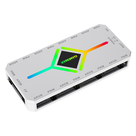 Gamemax Hub for Gaming Chassis V4.0 ARGB PWM HUB WT