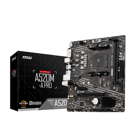 MSI Processor family AMD A520M-A PRO