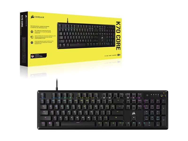 CORSAIR K70 RGB CORE Mechanic Gaming KB — pilt 2