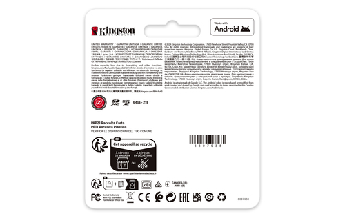 KINGSTON 256GB microSDXC Canvas w/o ADP — pilt 4