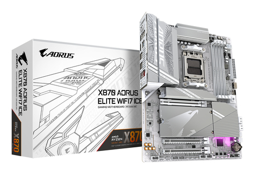 GIGABYTE X870 A ELITE WF7 ICE AM5 ATX MB