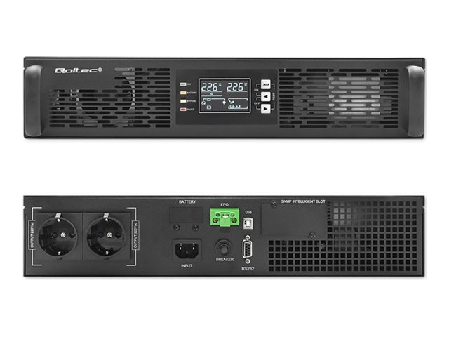QOLTEC 52285 UPS RACK 1kVA — pilt 3