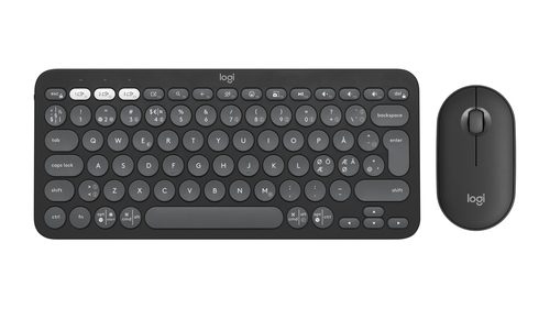 LOGI Pebble 2 Combo TONAL GRAPHITE (PAN)