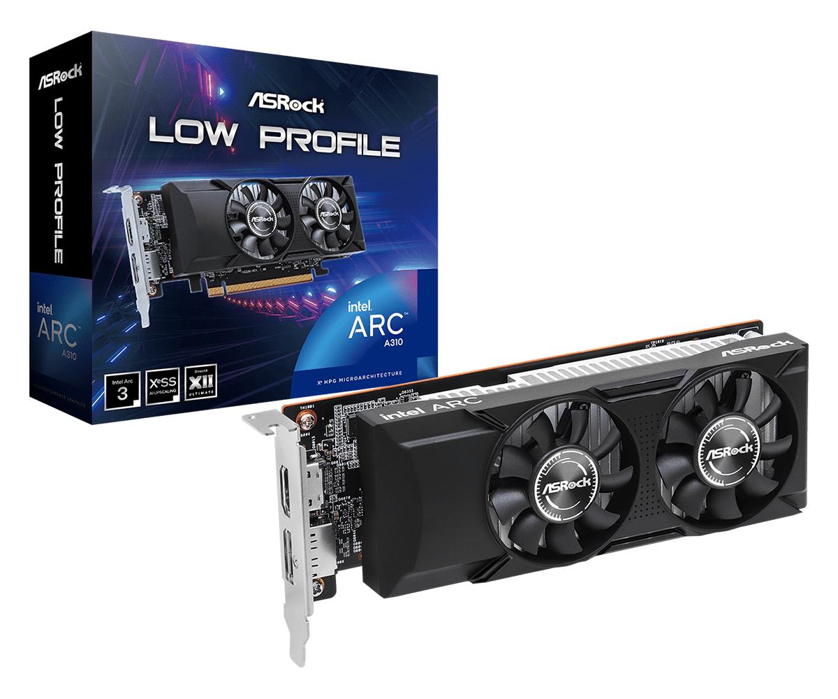 ASROCK Graphics Card A310 LP 4G