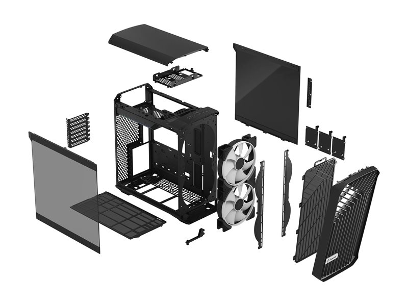 FRACTAL DESIGN Torrent Compact RGB Black — pilt 5
