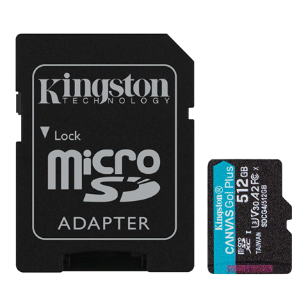KINGSTON 512GB microSDXC + Adapter