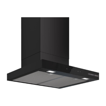 Bosch DWB67DN60 Wall-mounted Extractor Hood, A, Width 60 cm, Max extraction power in intensive mode 699 m3/h, Matte Black | Bosch