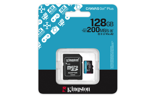 MEMORY MICRO SDXC 128GB UHS-I/W/A SDCG4/128GB KINGSTON — pilt 5