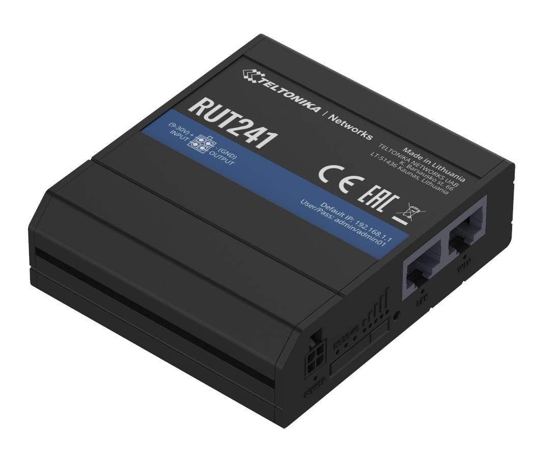 TELTONIKA NETWORKS RUT241 4G/LTE/3G/2G W