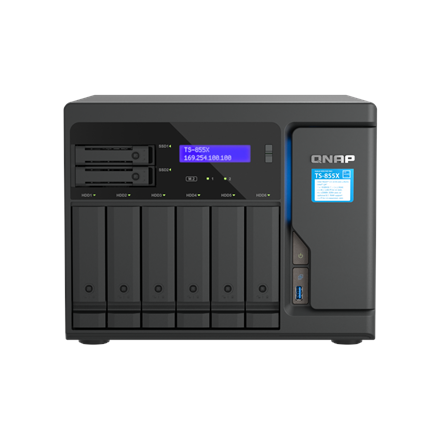 QNAP 8-Bay desktop NAS TS-855X-8G