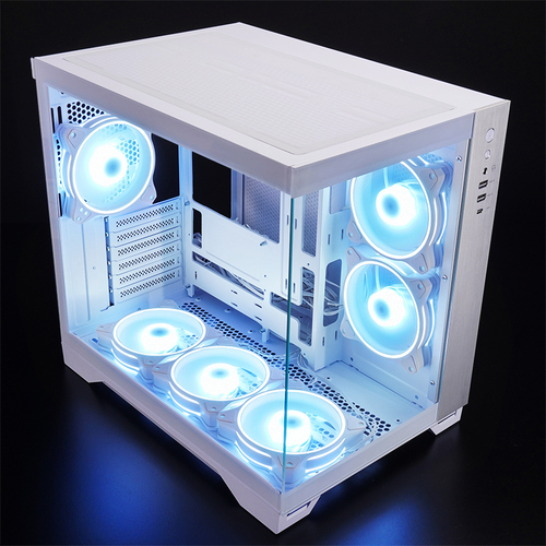 CHIEFTEC VISIO WHITE dual-chamber TG ATX — pilt 12