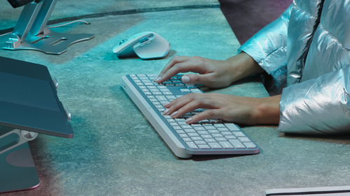 LOGI MX Keys S - PALE GREY - (PAN) - BT — pilt 8