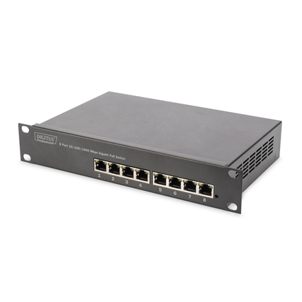 Digitus 8-port Gigabit Ethernet PoE switch DN-95317-1